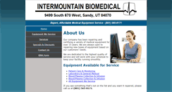 Desktop Screenshot of intermountainbiomed.com