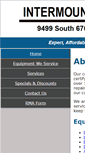 Mobile Screenshot of intermountainbiomed.com